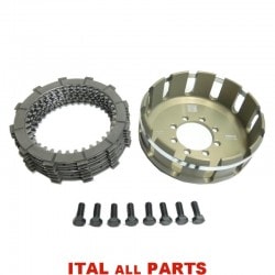 KIT DISQUES EMBRAYAGE A SEC + CLOCHE pour DUCATI MONSTER 900 / S4 / 748  / 749 / 916 / 996 / 998 / SS 900 / ST2 / ST4