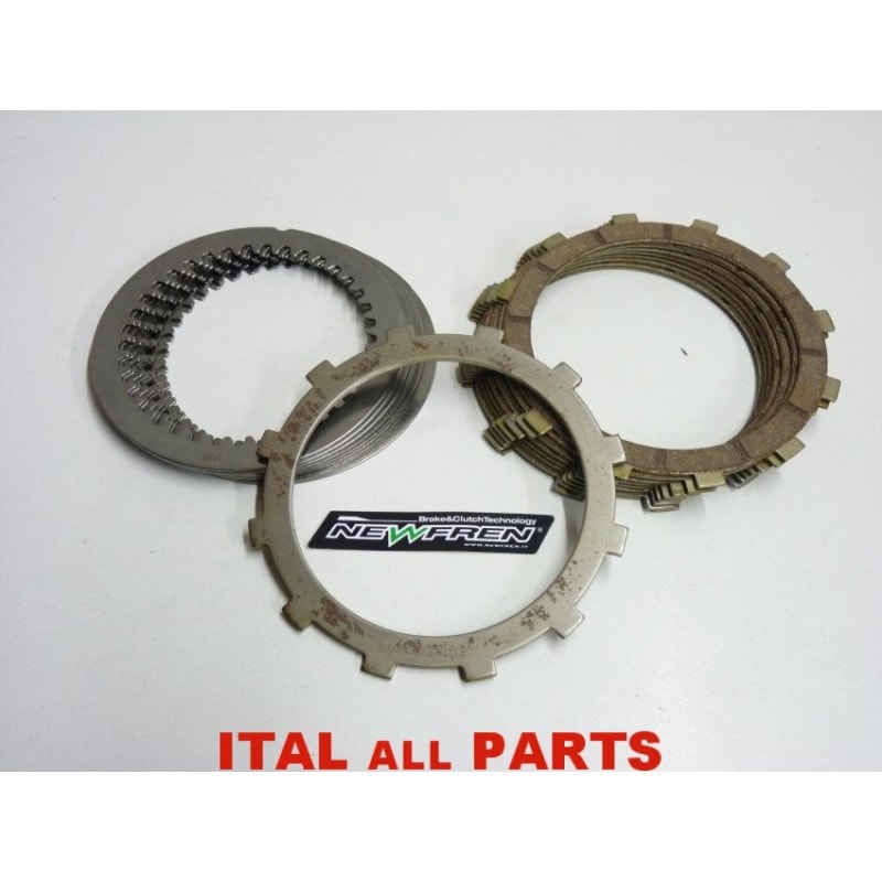 DISQUES EMBRAYAGE GARNIS ALU + LISSES NEWFREN pour DUCATI MONSTER 600-750 / SS 600-750 - 19020092B